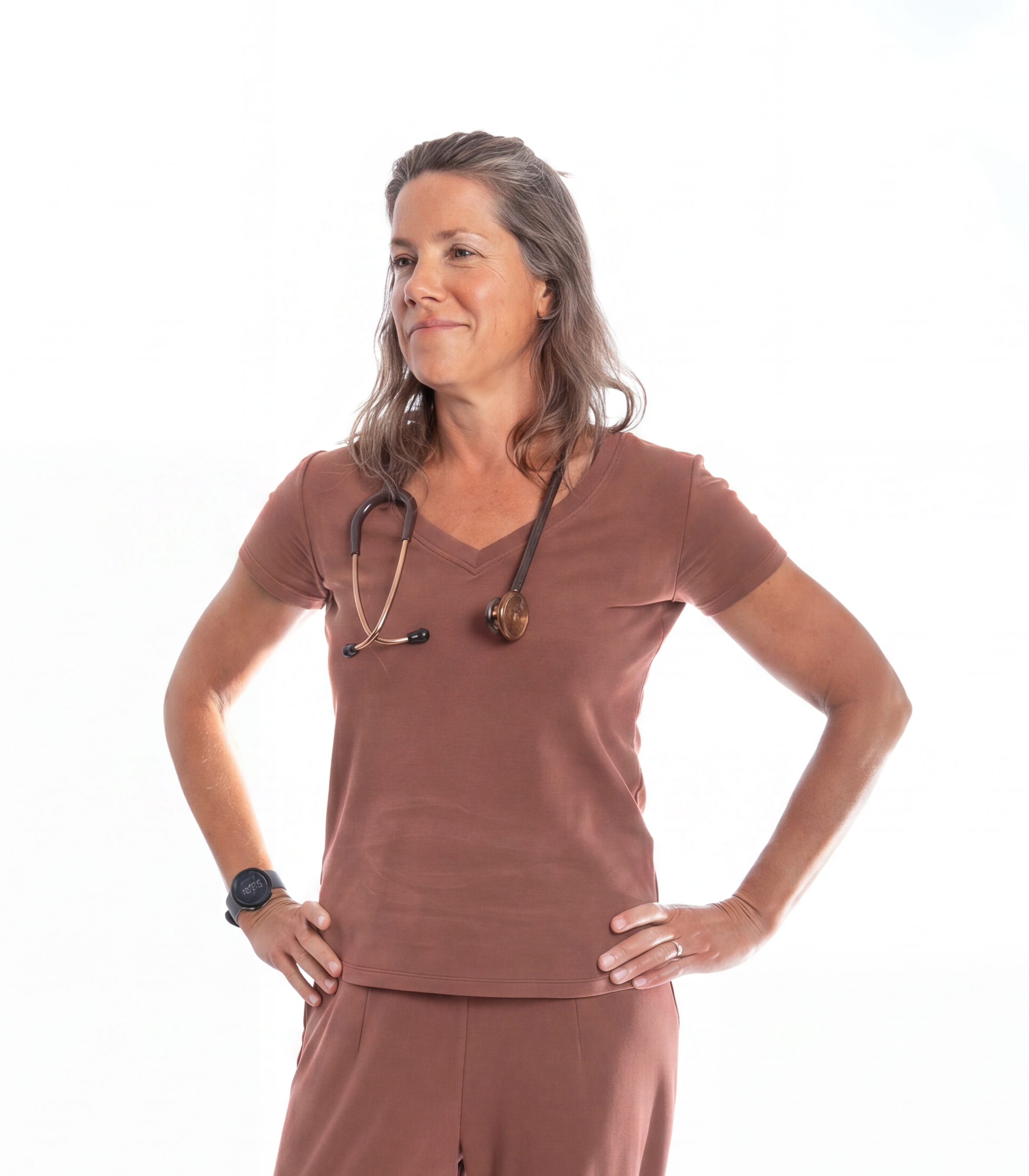 Women's V-Neck Scrub Top