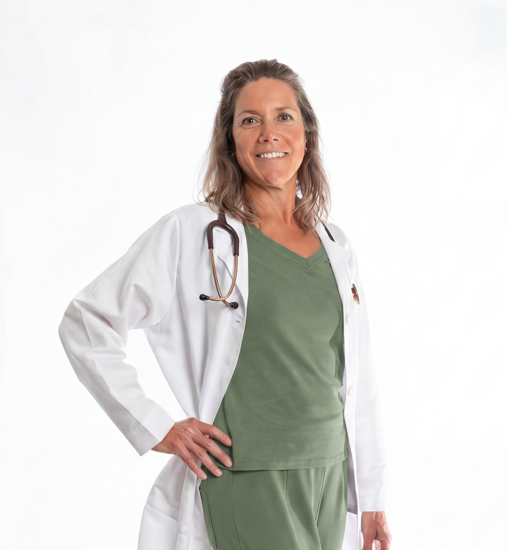 Women's V-Neck Scrub Top